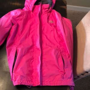North face rain coat